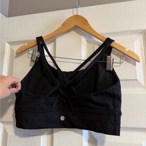 lululemon athletica Cross-Back Black Sports Bra